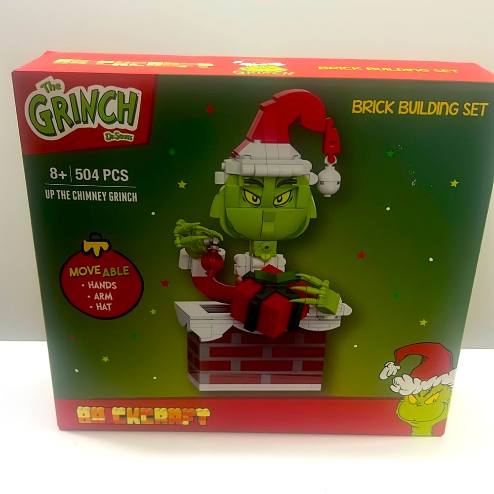 Grinch Brickcraft Up the Chimney Set